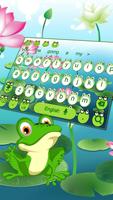 Cute Frog Big Eyes keyboard Theme capture d'écran 1