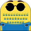 Cute Yellow Cartoon Keyboard Theme
