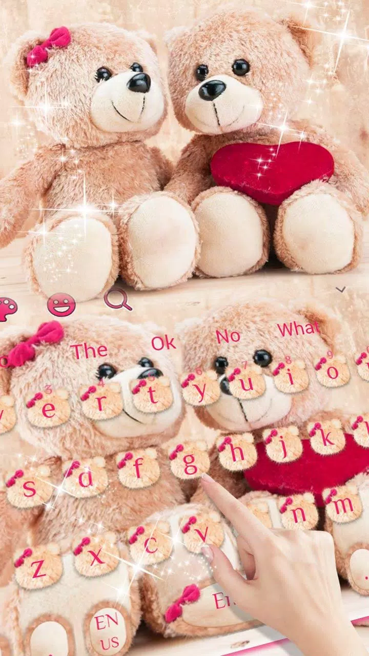 Cute Teddy Bear Keyboard Theme APK for Android Download