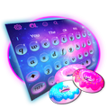 Colorful Galaxy Donuts Keyboard Theme