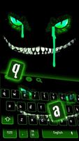 Devil Cheshire Cat Smile Keyboard Theme capture d'écran 3