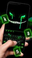 Devil Cheshire Cat Smile Keyboard Theme Affiche