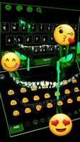 Devil Cheshire Cat Smile Keyboard Theme capture d'écran 2