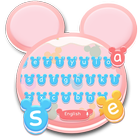 Sweet Micky Macaroon keyboard Theme icône
