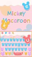 Sweet Micky Macaroon keyboard Theme скриншот 3