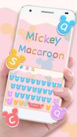 Sweet Micky Macaroon keyboard Theme Affiche