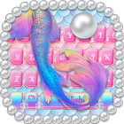 Pink Mermaid keyboard icône