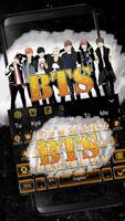 Motyw klawiatury BTS Band plakat
