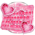 Sparkling Diamond Love Keyboard Theme icône