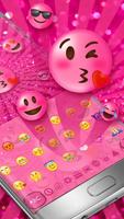 Pink Glitter Emoji Keyboard screenshot 2