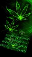Weed Rasta Keyboard poster