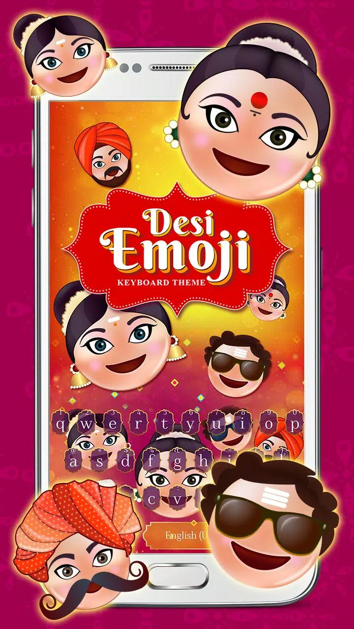 Desi Indian Thème Clavier Emoji APK pour Android Télécharger