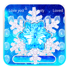 ❄Frozen Snowflakes Keyboard Theme❄ icône