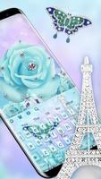 Blue love in Paris tower keyboard capture d'écran 2