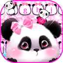 Pink Cute Panda Keyboard APK