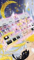 برنامه‌نما Shiny Diamond Blonde Sailor Moon Keyboard عکس از صفحه