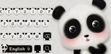 Cute Panda Baby Keyboard Theme