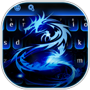 APK Cool Blue Flame Dragon Keyboard Theme