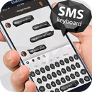 Simple chat white black keyboard APK