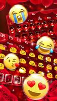 Luxury Red Rose Keyboard اسکرین شاٹ 2