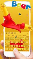 Cute bear Keyboard Theme ภาพหน้าจอ 3