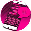 Pink Chatting Keyboard Theme APK