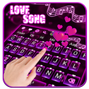 Thème du clavier Love Song APK