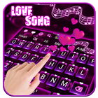 Thème du clavier Love Song icône