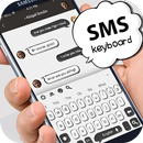 Cartoon SMS White Black Graffiti Keyboard APK