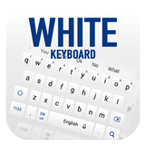 White Keyboard أيقونة