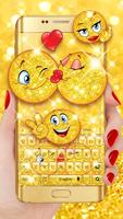 Poster Sparkling emoji Keyboard
