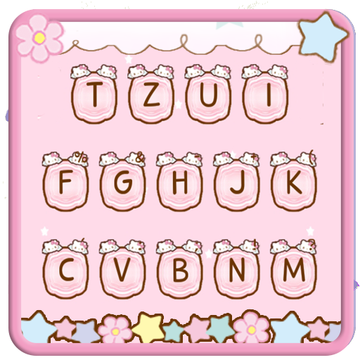 Kitty baby angel keyboard