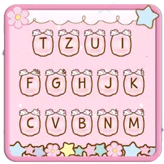 download Kitty baby angel keyboard APK