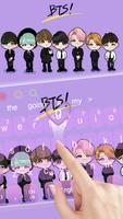 BTS Band Keyboard Theme تصوير الشاشة 1