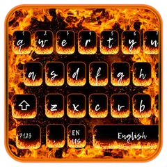 燃える火のキーボード アプリダウンロード