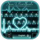 آیکون‌ Neon Heartbeat LIVE Keyboard Theme