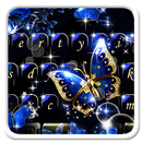 El tema del teclado de la mariposa brillante APK