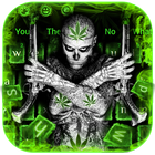 Gunman Weed Rasta Cool Keyboard icon