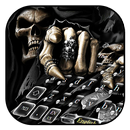 APK Death Devil Finger Skull Keyboard Theme