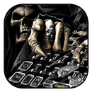 Death Devil Finger Skull Keyboard Theme APK