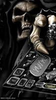 Death Devil Finger Skull Keyboard Theme Affiche