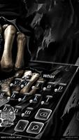 Death Devil Finger Skull Keyboard Theme capture d'écran 1