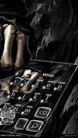 Death Devil Finger Skull Keyboard Theme Ekran Görüntüsü 1