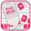Pink White Keyboard Theme APK