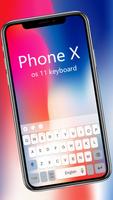 Keyboard for Phone X स्क्रीनशॉट 1