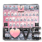 Love Diamond Glitter Keyboard أيقونة