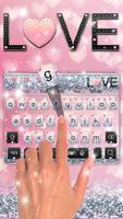 Love Diamond Glitter Keyboard 스크린샷 1
