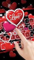 برنامه‌نما Love Heart Keyboard عکس از صفحه