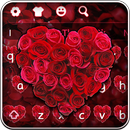 APK Red Love Rose Keyboard