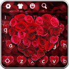 Red Love Rose teclado icono